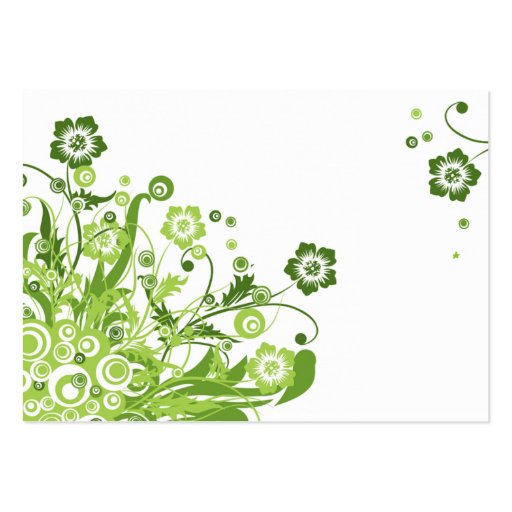 Gift Tag - Wild Flowers Business Card Templates