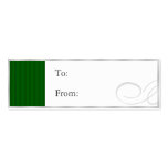 Gift Tags Silver/Green