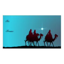 GIFT TAGS WISEMEN & STAR by SHARON SHARPE business cards