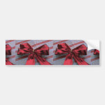 Gift wrapping bow bumper stickers