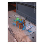 Gift-wrapping Sluggo Greeting Card