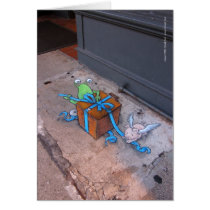 Gift-wrapping Sluggo cards