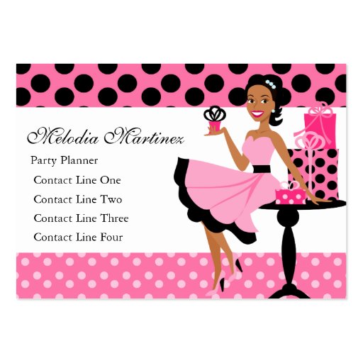 Gifting Table Business Card Templates (front side)