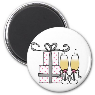 Gifts and Champagne Magnet