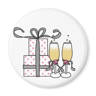 Gifts and Champagne Magnet