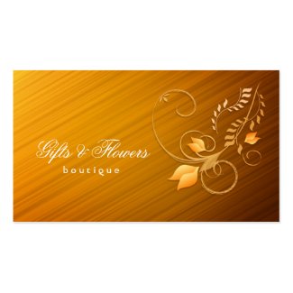 Gifts and Flowers Shop Business Card profilecard