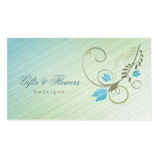 Gifts and Flowers Shop Business Card profilecard