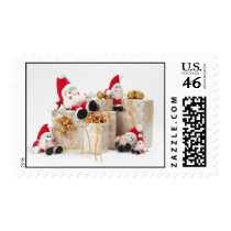 Gifts and gnomes postage stamps