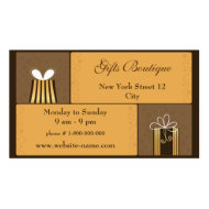 Gifts Boutique Business Card profilecard
