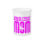 Gifts for Cool Moms : Pink Worlds Coolest Mom Drink Pitcher