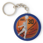 Gifts for Girls Basketball Team PERSONALIZED Keychain