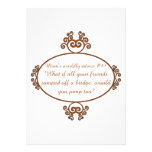Gifts from a mama's heart and mouth - Mom's advice Custom Invite