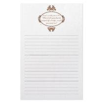 Gifts from a mama's heart and mouth - Mom's advice Personalized Stationery
