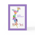 Gifts Girl Birthday Card by floatinglemons Gifts Girl Birthday Card