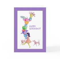 Gifts Girl Birthday Card
