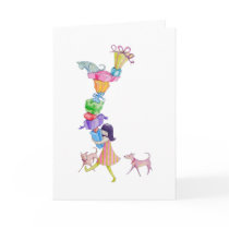 Gifts Girl Card by floatinglemons Gifts Girl Card