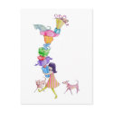 Gifts Girl Postcard by floatinglemons Gifts Girl Postcard