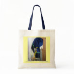 Gifts on Royal Blue Fleece Scarf Wrap Tote Bag