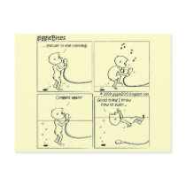 giggleBites: Swimming In The Shower postcards