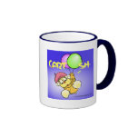 giggleCubby flys off (blue) Coffee Mugs
