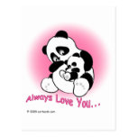gigglePanda for Mother's Day Postcard