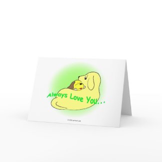 gigglePuppy and Mother's Day card