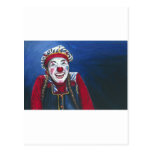 Giggles the Clown Painting Postcards