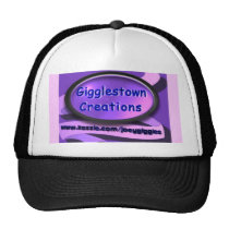 Gigglestown Creations purple logo cap hats