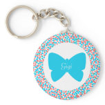 Gigi Butterfly Dots Keychain