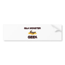 Gila Monster Geek bumper stickers