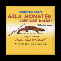 Gila Monster Steaks magnets