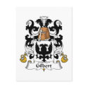 Gilbert Family Crest postcards