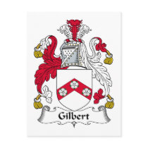 Gilbert Family Crest postcards