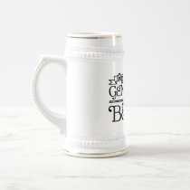Gilded Beard Black Logo - Stein Mug