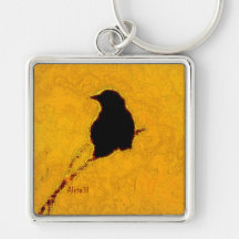 Gilded Crow Keychain