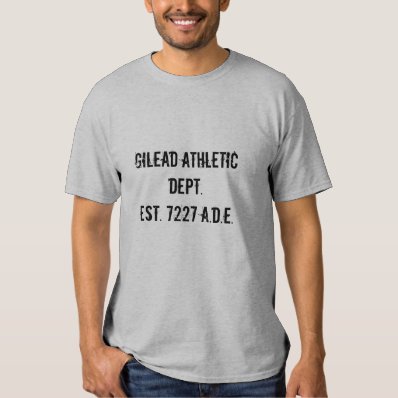 Gilead Athletic Dept. Tee Shirt