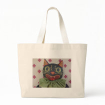 Giles the Happy Cat Tote Bag