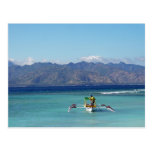 Gili Islands Boat Postcard