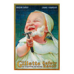 gillette, safety, razor, begin, early, shave,