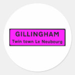 Gillingham Pink Sticker
