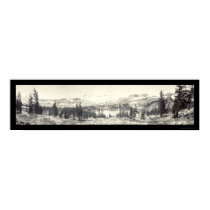 Gilmore Lake Tahoe Photo 1910 posters