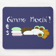 Gimme Mochi Sticky Rice Cake Mouse Pad