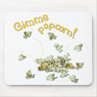 Gimme Popcorn Popcorn Lover Mouse Pad Mat mousepad