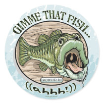 Gimme That Fish, Ahhh Gift Ideas stickers by awesomeanimal Gimme That Fish, Ahhh Gift Ideas stickers