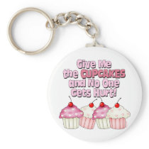Gimme the Cupcakes Keychain