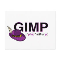 Gimp Pimp Postcard