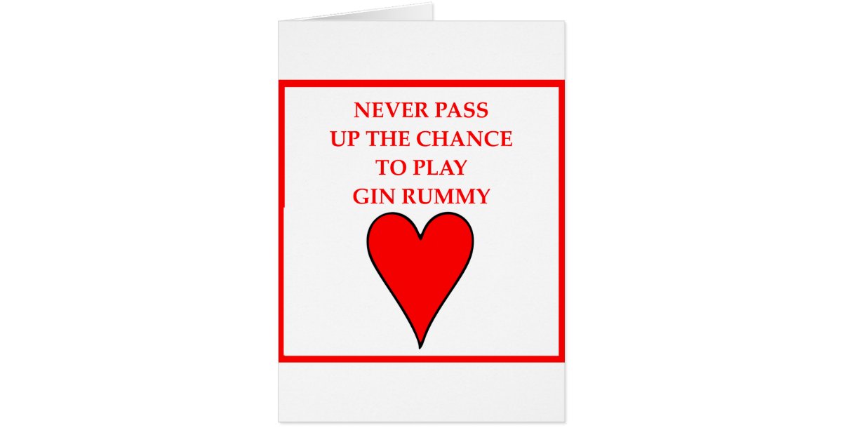 gin rummy card zazzle gin rummy card zazzle