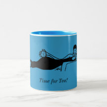 Gina Diva Leisure Queen Line-art by B.B.B. Coffee Mug