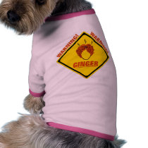 Ginger Alert! Dog Tshirt