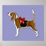 Ginger Bread Beagle Christmas Cookie posters